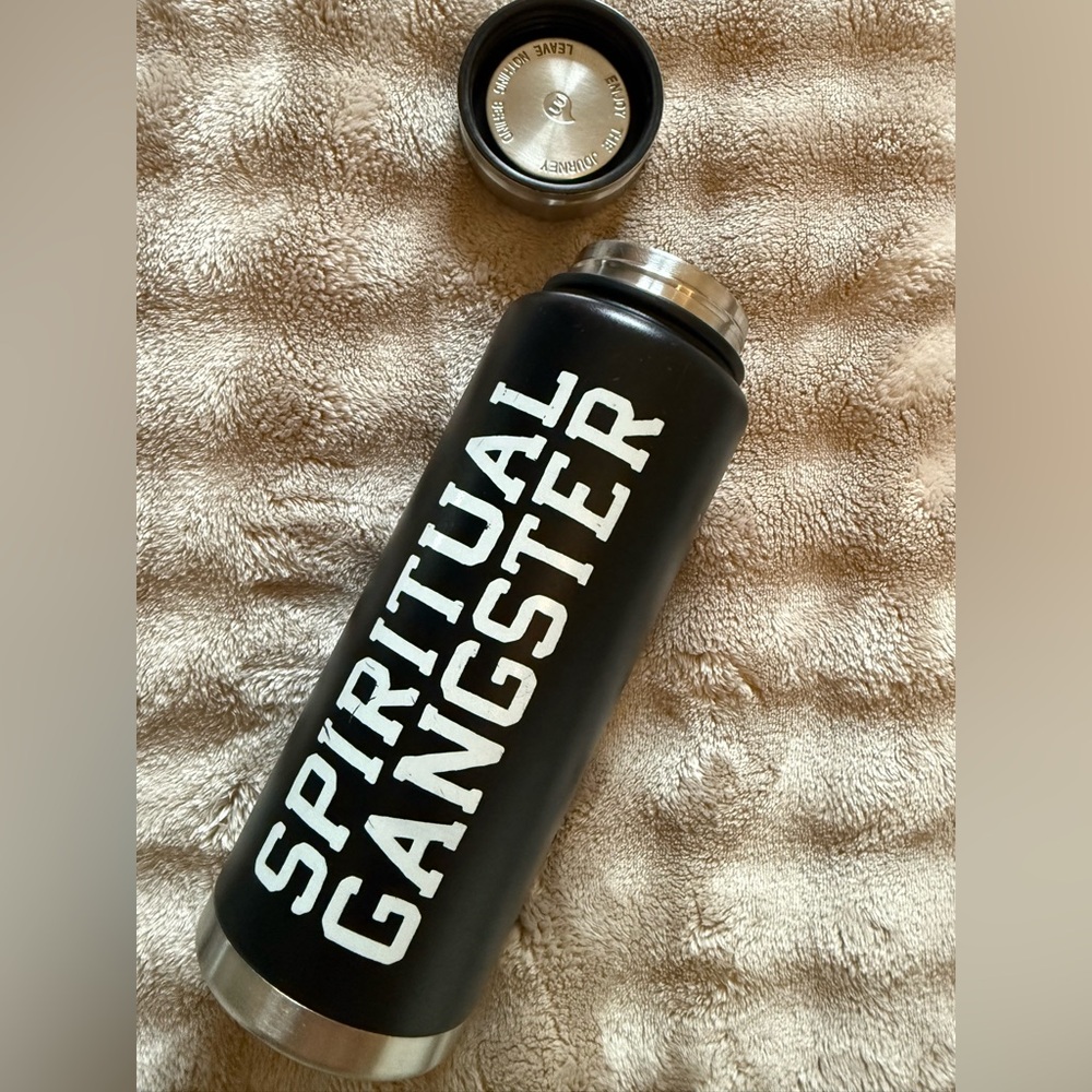 Spiritual gangster stainless steel bottle for hot/cold